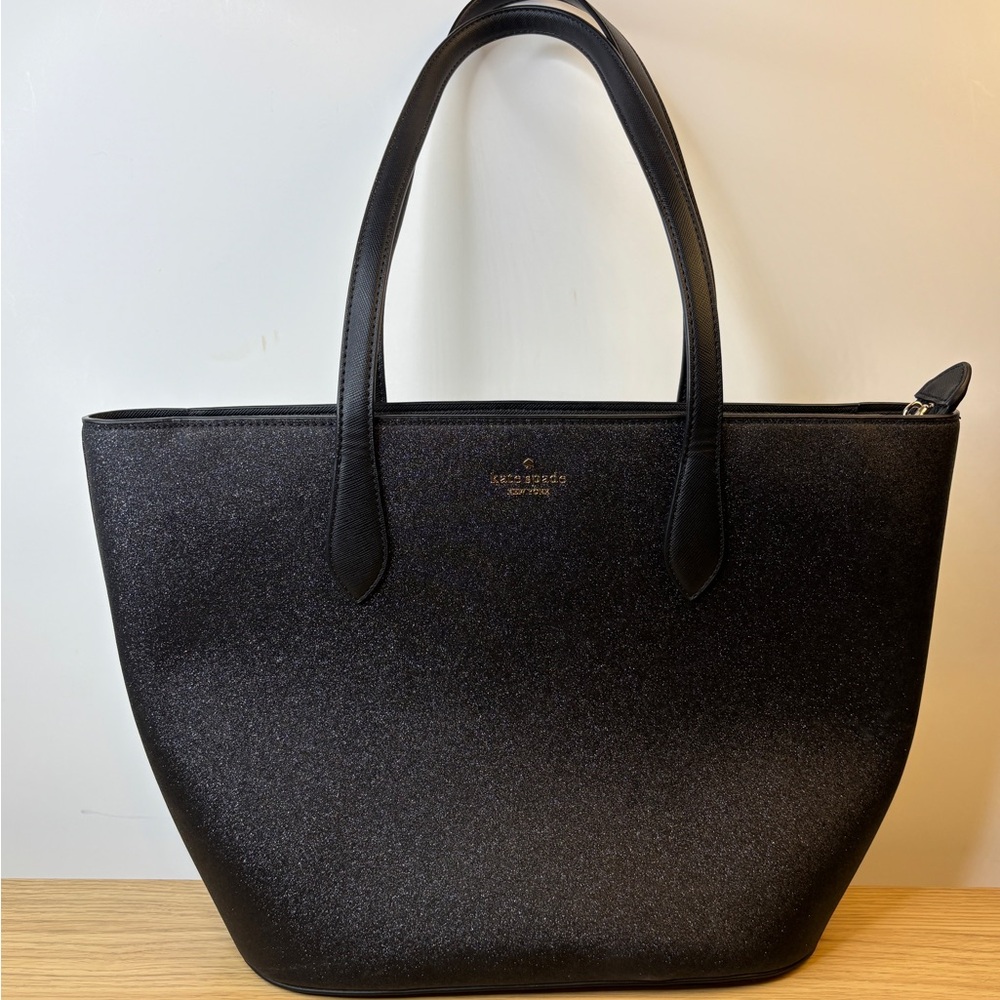 Kate Spade New York‎ Black GlimmerTote Like New!!